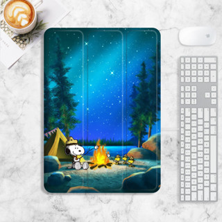 snoopy เคส iPad air1/2/3/4/5 mini4/5/6 เคสไอแพด 10.2 gen7/8/9 10 case iPad pro11 2021 2022 เคสซิลิโคน มีที่ใส่ปากกา