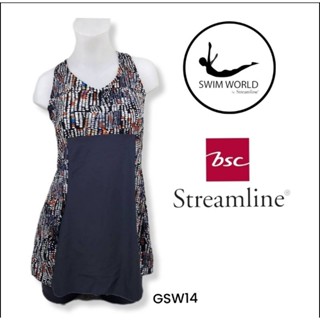 ชุดว่ายน้ำswim world by BSC streamline ลดเยอะมาก(ชุดติดกัน)