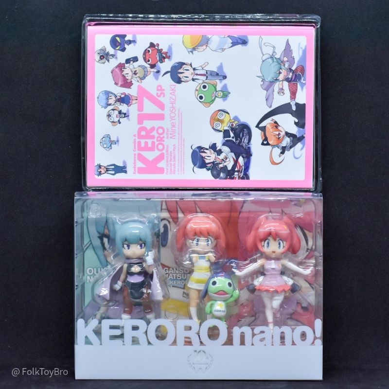 Sgt. Frog Keroro Gunso nano! Keroro & Natsumi Pururu Momoka Figure Set