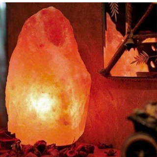 ขนาด 16 kg  โคมไฟเกลือหิมาลายัน Himalayan Salt Lamp ทรงธรรมชาติ