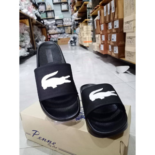 LACOSTE🐊รองเท้าแตะแบบสวม รุ่น Croco Slide (ลิขสิทธิ์แท้💯%) ลดล้างสต็อก