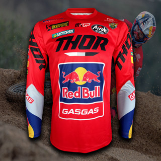 เสื้อยืดคอกลม Motocross T-Shirt longsleeve เสื้อแขนยาวโมโต้ครอส #MC0005 รุ่น Mattia Guadagnini#101 ไซส์ S-5XL