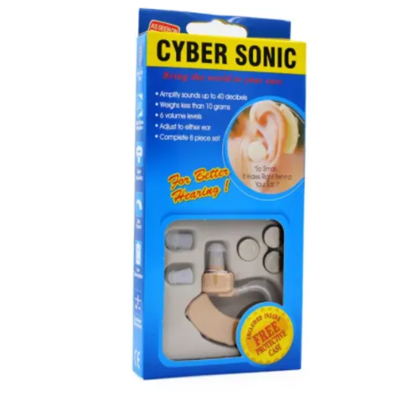 เครื่องช่วยฟัง TV ชนิดคล้องหลังหู CYBER SONIC ขยายเสรียง หูหนวก หูตึง Hearing Aid Voice ร้านคนไทย ส่