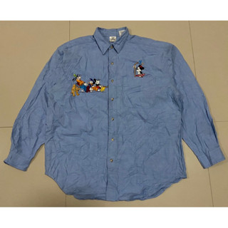 เสื้อเชิ๊ตสียีนส์ disney vintage