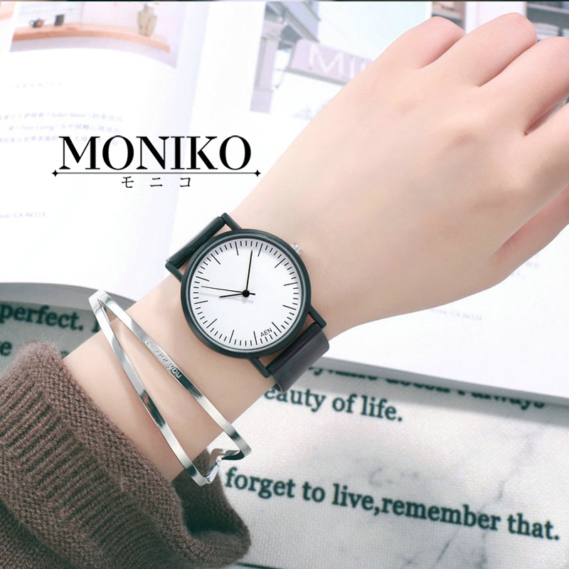 MONIKO นาฬิกาข้อมือดิจิทัล ทรงกลม สีดํา สีขาว สไตล์สปอร์ต แฟชั่นคู่รัก สําหรับผู้หญิง และผู้ชาย - รูปที่ 4