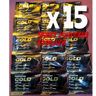 เวย์โปรตีน 15ซอง แบบ พกพา สะดวก พกพาง่าย isolate Whey Protein isolate Premium