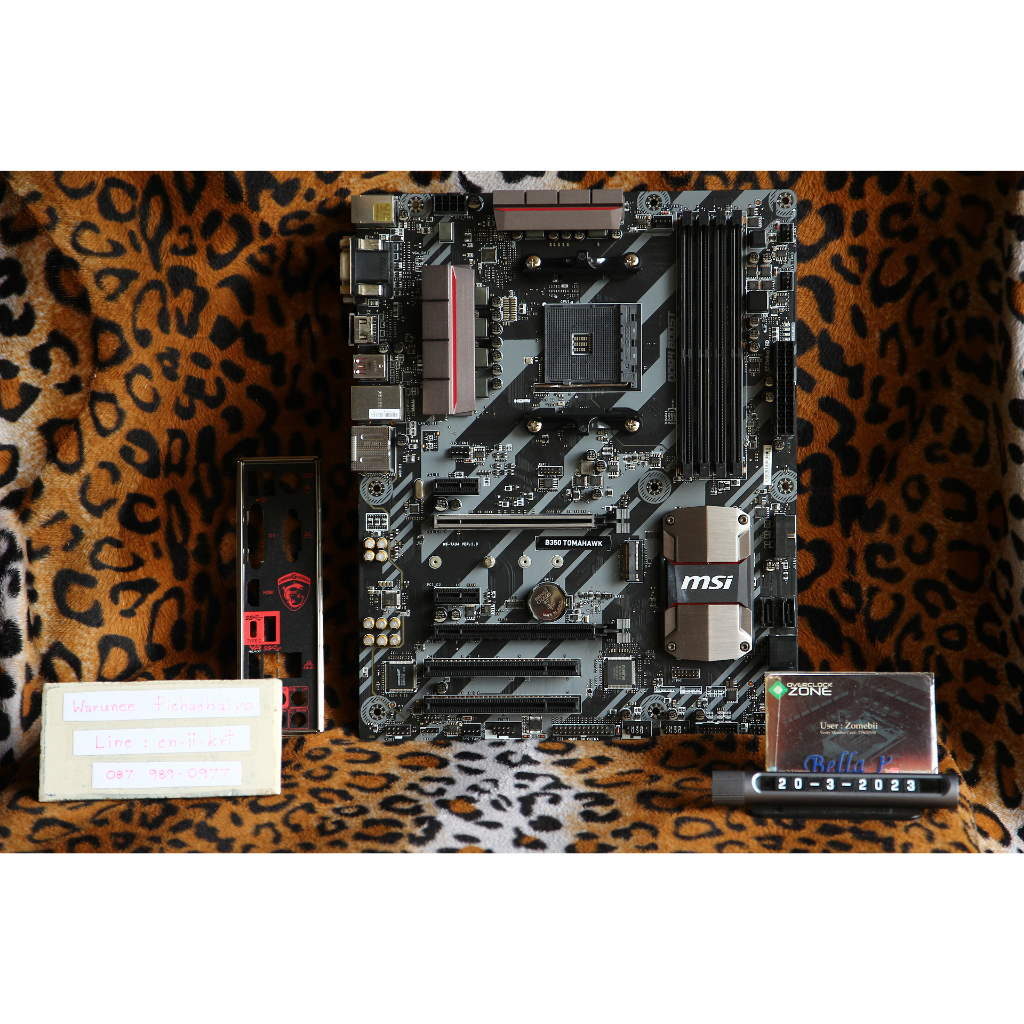 MAINBOARD MSI B350 TOMAHAWK AM4 รองรับตั้งแต่ 1xxx ถึง Ryzen 9 5950X