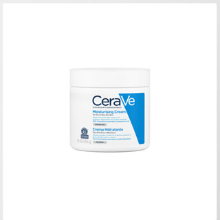 CERAVE Moisturising Cream เซราวี มอยซ์เจอร์ไรซิ่ง ครีมบำรุง ผิวหน้าและผิวกาย สำหรับผิวแห้ง - แห้งมาก 454 กรัม