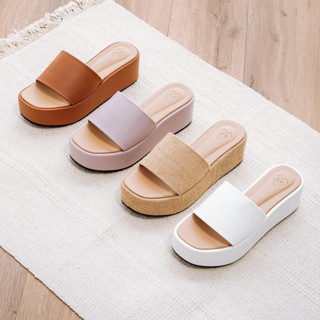 Kalla lily รองเท้าส้นตึก รุ่น Toast heels  สูง 6 cm รุ่นขายดี มี 4 สี