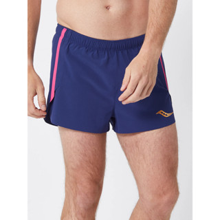 Saucony Mens Elite Split Short : กางเกงขาสั้นสำหรับออกกำลังกาย