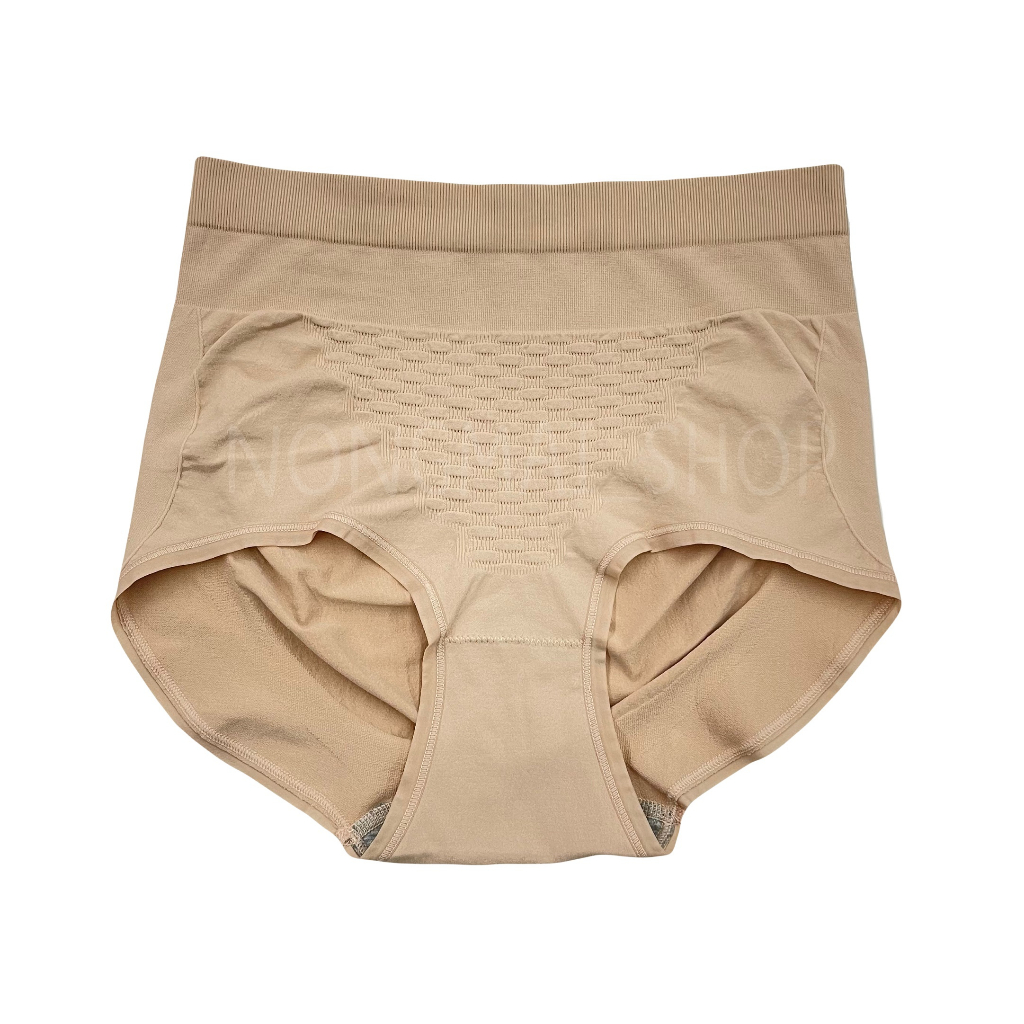 กางเกงในผ้าทอเอวสูงเก็บพุงยกก้น เนื้อนุ่ม เกรดพรีเมียม ยืดหยุ่นได้ดี ไม่ร้อนไม่อับชื้น - รูปที่ 3