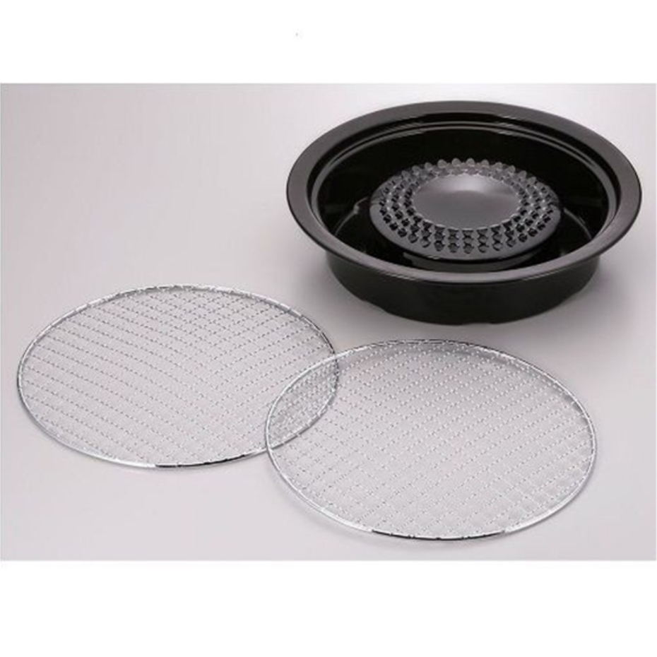 iwatani CB-A-AMP จานรองน้ำ +ตะแกรง ย่าง 2 ชื้น   ไอน้ำจากจานน้ำ ช่วยเพื่มรสชาติ ใช่รวมกับ เตาย่างถ่านหรือเตาไฟแก๊ส - รูปที่ 3