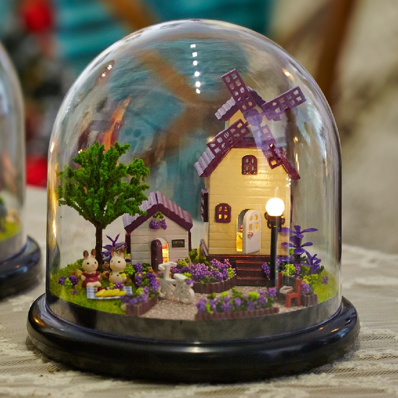 House in Provence บ้านตุ๊กตา Doll House Miniature DIY Kit