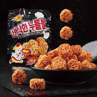 [แบ่งขาย 1 ห่อ] *มาม่ากลม มาม่าจิ๋ว มาม่าอัดก้อน  *22 กรัม รสไก่สไปซี่ *Crispy Noodle Ball *บะหมี่กึ่งสำเร็จรูป