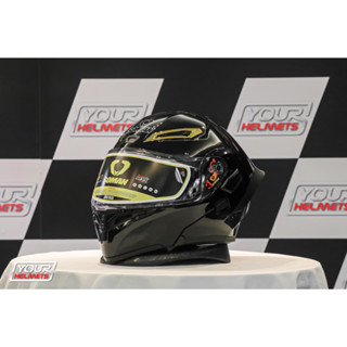 หมวกกันน็อค SOMAN HELMET รุ่น SM955-S SHINNING BLACK