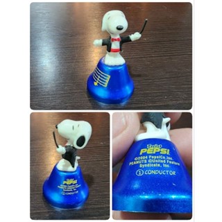 Peanuts Pepsi Bells Collection ปี2004 กระดิ่งตัวโน๊ต(twist Conductor) งานเก่าเก็บหายาก