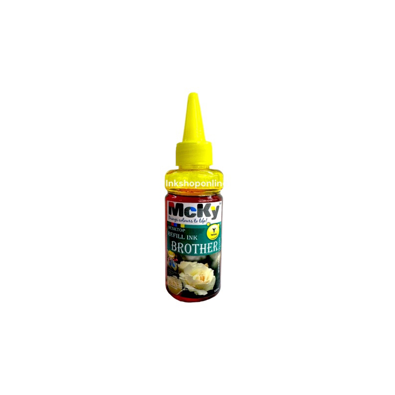 MCKY BROTHER 100ML. หมึกเติม สำหรับเครื่องพิมพ์ BROTHER  ขนาด 100ml. หมึกเที่ยบเท่าเติมBROTHER  ได้ทุกรุ่น