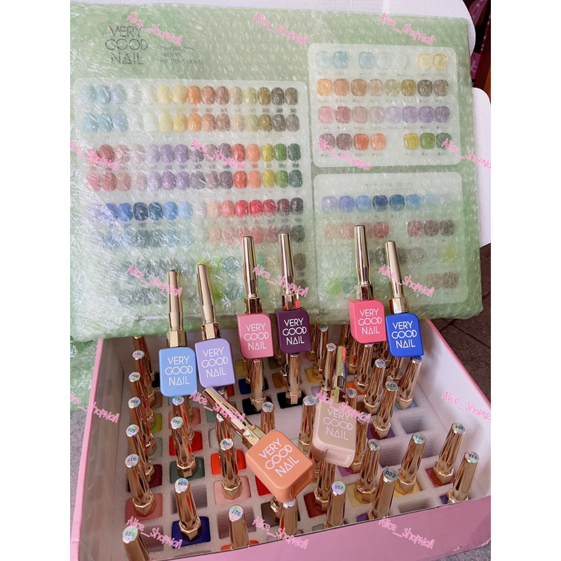 very good nail 60 สี รุ่นฝาทองยาว✨🌈☀️