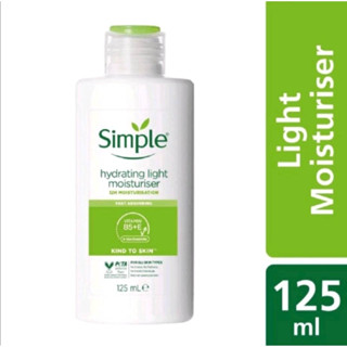 Simple Hydrating Light Moisturiser 125ml. ล็อตใหม่หมดอายุ 08/2025 (New Pack) มีเรทส่ง