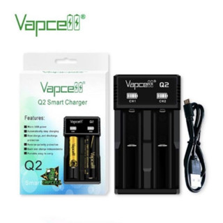 ที่ชาร์จ Black Vapcell Q2 สำหรับชาร์จแบตเตอรี่ 18650