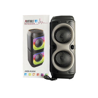 SPEAKER (ลำโพงบลูทูธ) ABS-2401 RGB LIGHT ลำโพงบลูทูธเสียงดี ไฟRGB