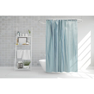 Shower curtain ผ้าม่านห้องน้ำ PEVA ม่านห้องน้ำโรงแรม รีสอร์ท สีเทา 180x200cm S191100-1GL