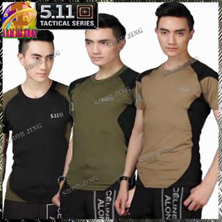 เสื้อยืด5.11 Tactical T Shir  เสื้อคอกลมคอมแบท5.11 ผ้าคอตตอน  แท้100% สวมสบายเสื้อยืดคอกลมผ้านิ่มดีใส่สบาย ไม่ยืด ไม่ย้ว