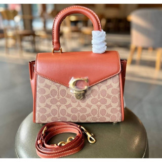 COACH SAMMY TOP HANDLE IN SIGNATURE ((CH724))