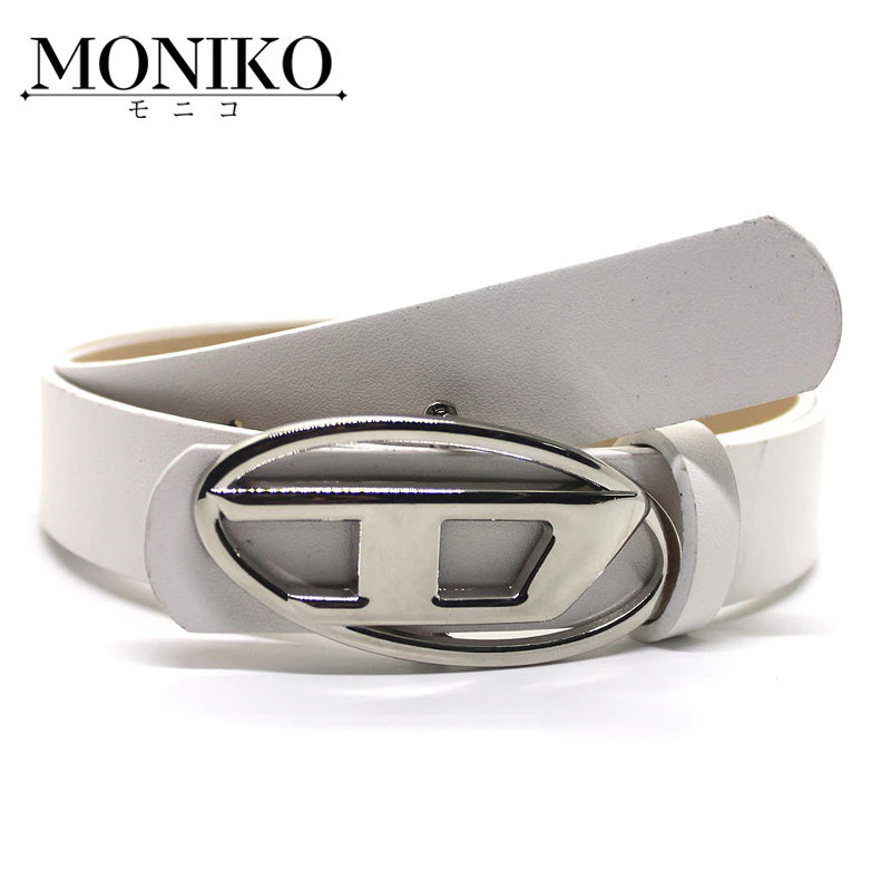 MONIKO ผู้หญิง เข็มขัดพังก์ ปรับได้ เข้ากับทุกการแต่งกาย หัวเข็มขัด ลายตัวอักษร D กางเกง ตกแต่ง หนัง PU เข็มขัดเอว thumbnail 10