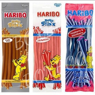 ⚡️พร้อมส่ง‼️ Haribo นำเข้าจากสเปน🇪🇸 Balla stixx 200g. ฮาริโบ บอลล่าสติ๊ก3รสชาติ