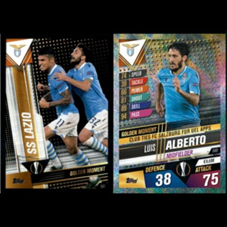 Luis Alberto (SS Lazio) MATCH ATTAX 101 2019/20 - #GM9 / S47 - GOLDEN MOMENT