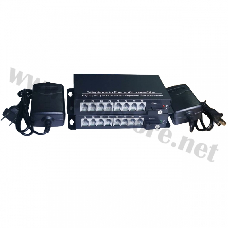 PCM VOICE TO PHONE FIBER OPTIC(SC) 8CH HYPERLINK - รูปที่ 4