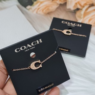 ★ New สร้อยข้อมือ Coach  พร้อมส่ง ของแท้ 100%