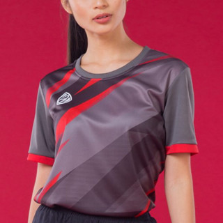 EGO SPORT EG5120 เสื้อฟุตบอลคอกลมแขนสั้น สีเทาเปียกปูน