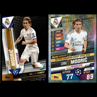 Luka Modrić (Real Madrid CF) MATCH ATTAX 101 2019/20 - #GM4 / S34 - GOLDEN MOMENT