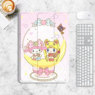 Sanrio เคส iPad air1/2/3/4/5 mini4/5/6 เคสไอแพด 10.2 gen7/8/9 gen10 case iPad pro11 2021 2022 เคสซิลิโคน มีที่ใส่ปากกา