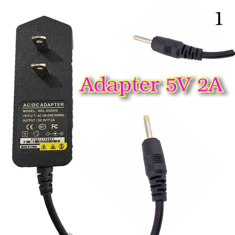 Adapter 5V 1A / 2A อะแดปเตอร์ 5V กระแส 1-2 A AC/DC 0910 Adapter ขนาด 5V/1A , 5V/2A ตัวจ่ายไฟ หัวเล็ก