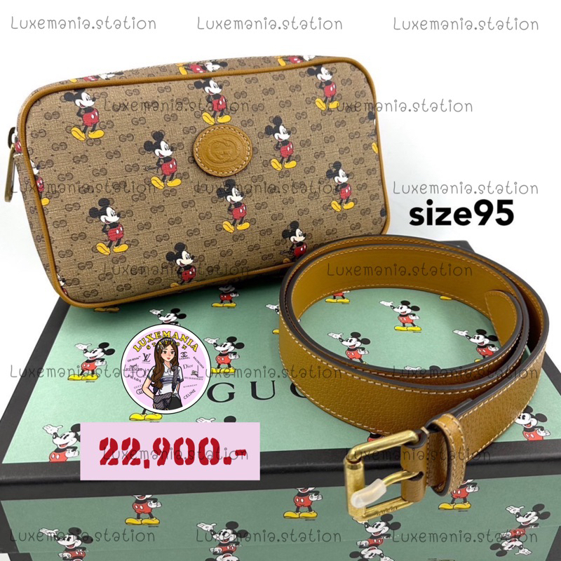 👜: New!! Gucci Belt Bag Mickey X Disney‼️ก่อนกดสั่งรบกวนทักมาเช็คสต๊อคก่อนนะคะ‼️