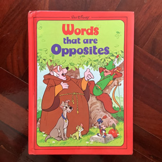 หนังสือการ์ตูนดิสนีย์ Walt Disney Words Set เรื่อง Words that are Opposites