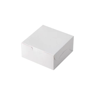 Quickpack - กล่อง Signature Snack/จัดเบรค เคลือบด้าน (S) 12x12x6 cm – 10 กล่อง ขาวด้าน/ดำด้าน/ขลิบทอง