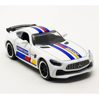 Majorette Mercedes Benz AMG GT-R - ParkNshop White ล้อ 6SBCL Scale 1/61 (8cm) ไม่มี package