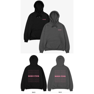 📍พร้อมส่ง [BPTOUR] HOODIE BLACK / GRAY SIZE L #BLACKPINK📍