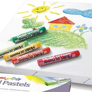 (USP)💯ของแท้/กล่องใหม่/ขายส่ง💯(ยกโหล12ชุด) Pentel Oil Pastels สีชอล์ค ชอล์คน้ำมัน เพนเทล ชุด12สี 16สี 25สี 36สี 50สี