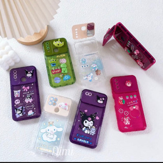 เคสกระจกตั้งได้ ลายการ์ตูนนูน สำหรับรุ่นวีโว้ Y20 Y20s Y12s Y12 Y15 Y17 Y21 Y76 V23