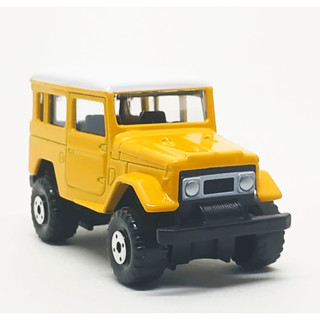 Majorette Toyota Land Cruiser J40 Yellow ล้อ OF4D Scale 1/53 (8cm) ไม่มี package