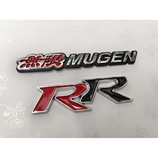 อักษรโลโก้ RR MUGEN สำหรับติดรถ HONDA