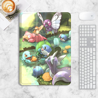 Pokémon เคส iPad air1/2/3/4/5 mini4/5/6 เคสไอแพด 10.2 gen7/8/9 10.9 gen10 เคสซิลิโคน มีที่ใส่ปากกา pro11 2021 2022 case