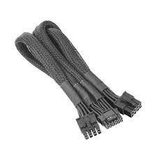 Sleeved PCIe Gen 5 Splitter Cables (Dual 8Pin to 12+4Pin)/60