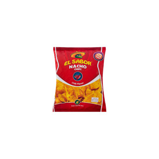 ⚡️เอลซาบอล ข้าวโพดแผ่นรสพริก 225 กรัม / El Sabor Nacho Chips Chili Flavor Gluten Free 225g (Imported)⚡️