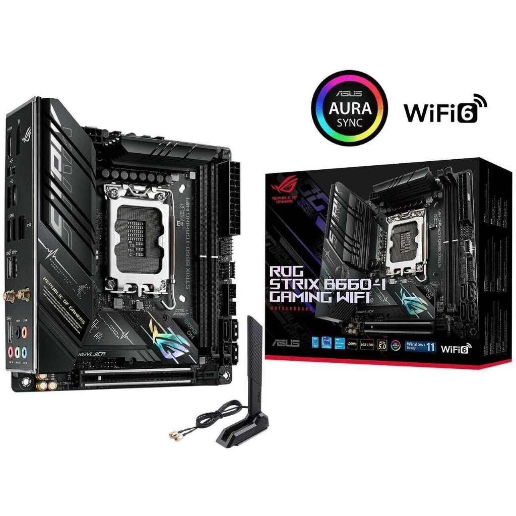 ASUS ROG STRIX B660-I GAMING WIFI LGA 1700 Intel Mini-ITX Motherboard